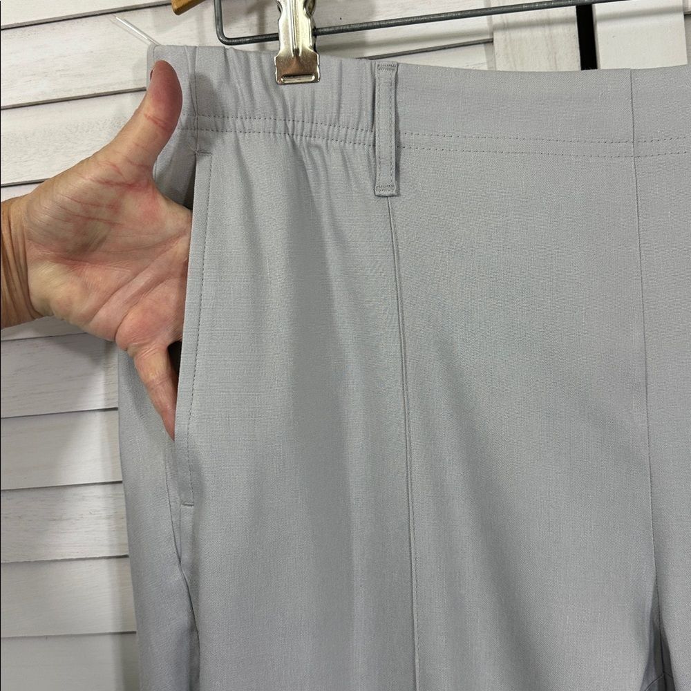 J. Jill Pintucked Linen-Stretch Slim-Leg Pants Size 2X NWOT - Picture 9 of 15
